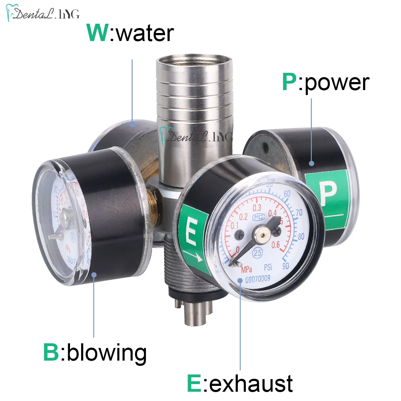 Dental Air Pressure Gauge For Test High speed Handpiece