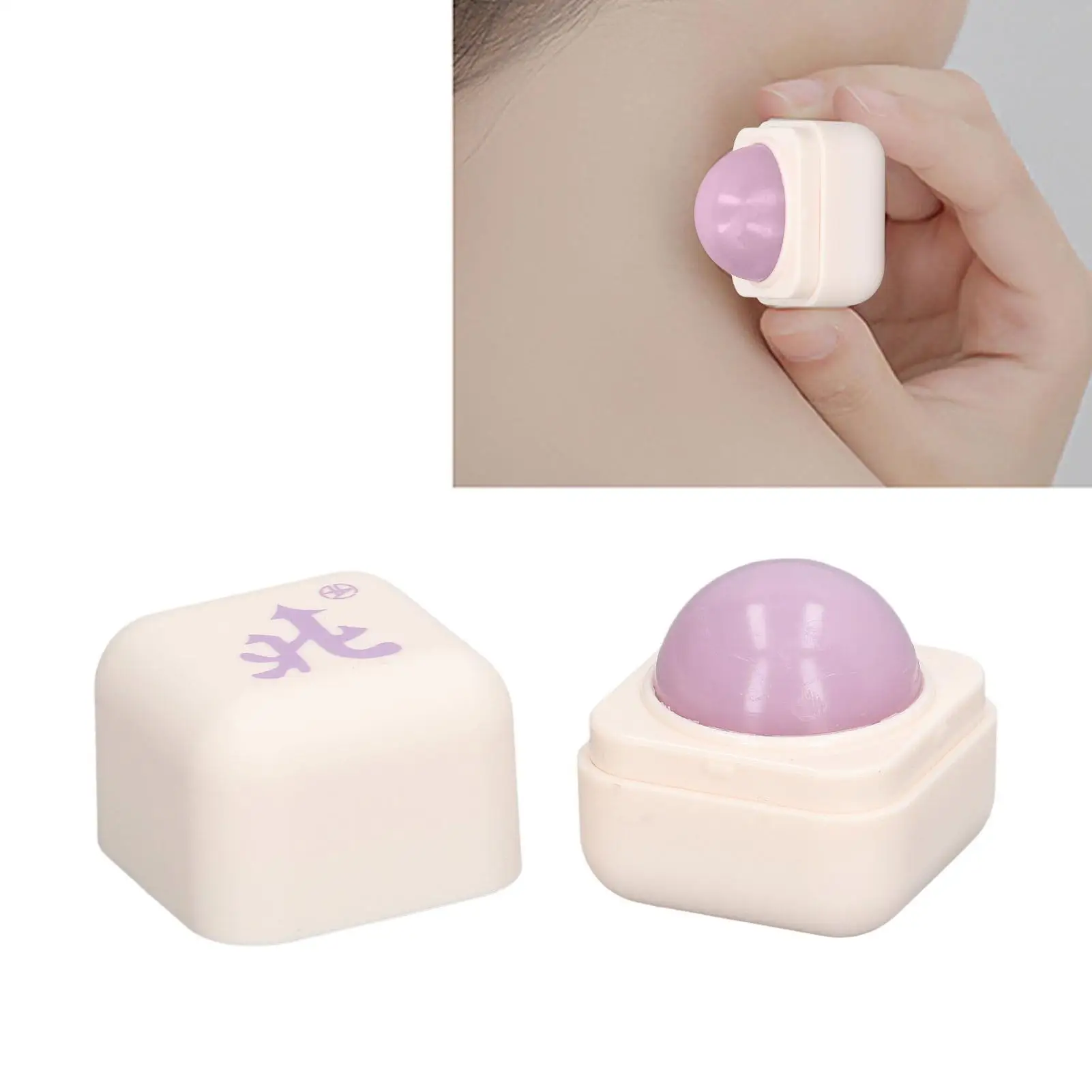 Mahjong Shape Mini Solid Fragrance Balm 8g Long-lasting Floral Fruity Scent Odor Remover