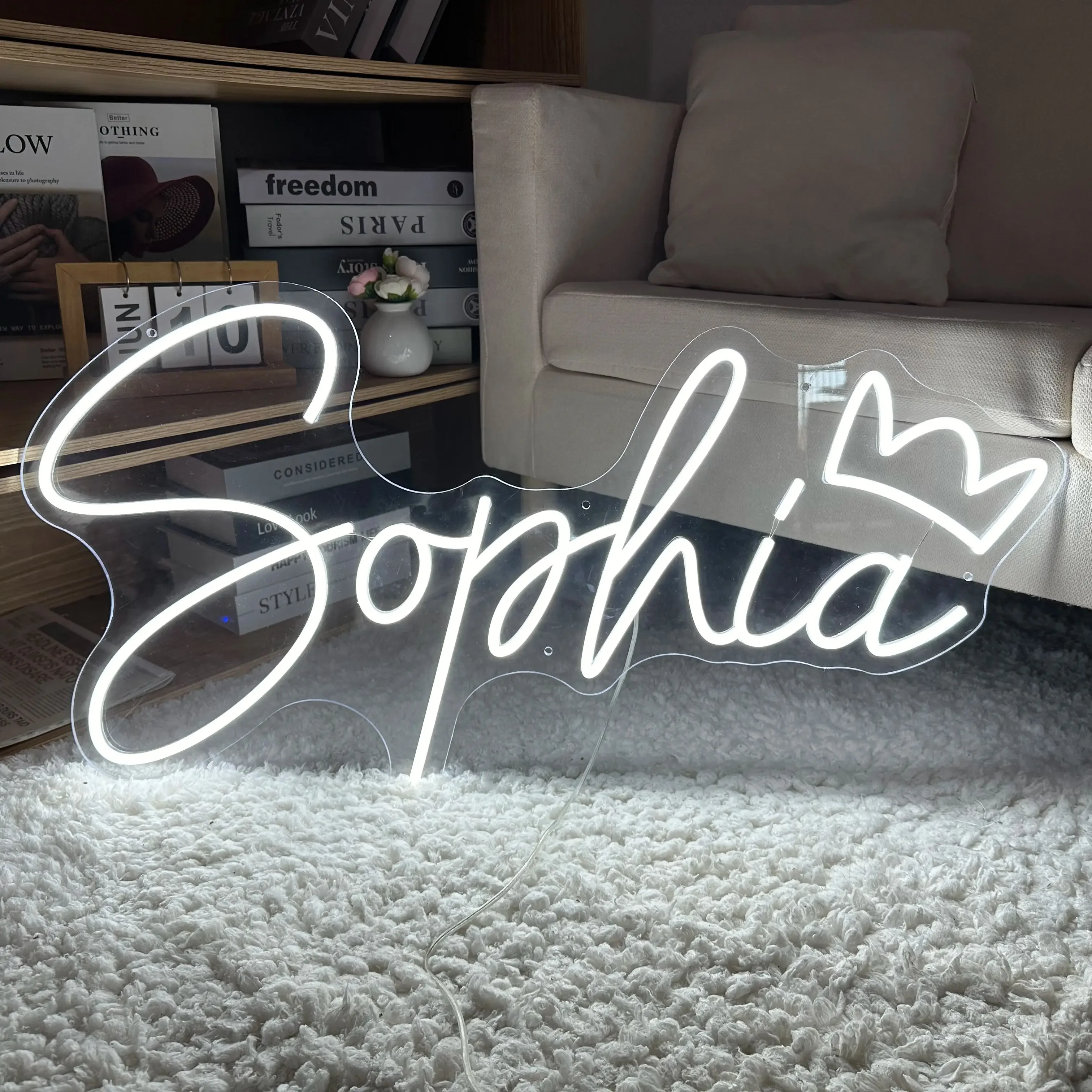 Custom Name Neon Sign Baby Birthday Party Gift Kid Room Home Wall Decor Led Name Sign Dorm Room Decor Personalized Gifts for Her