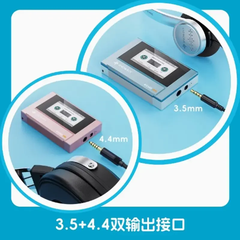 Fiio SnowSky WIND ECHO MINI MP3 سماعة رأس سلكية ريترو 40 مللي متر ديناميكية خفيفة الوزن HIFI سدادات 32Ω سماعة دعم بيئة العمل