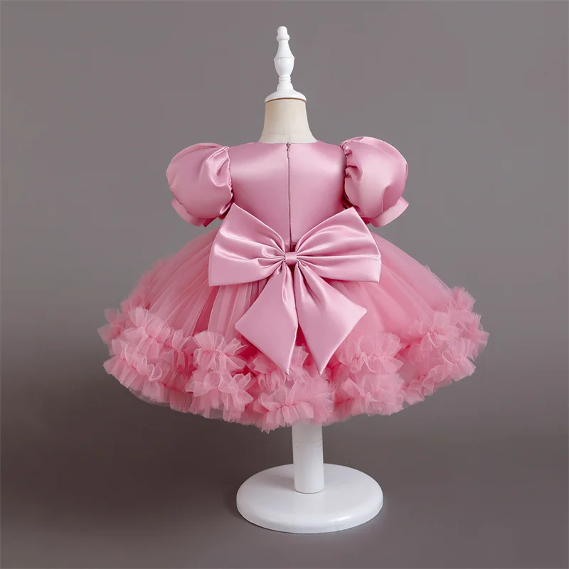 0-5 Years Mini Gown For Party Birthday Flower Girl Dresses Toddler Girls Costume Baby Girls Princess Dress