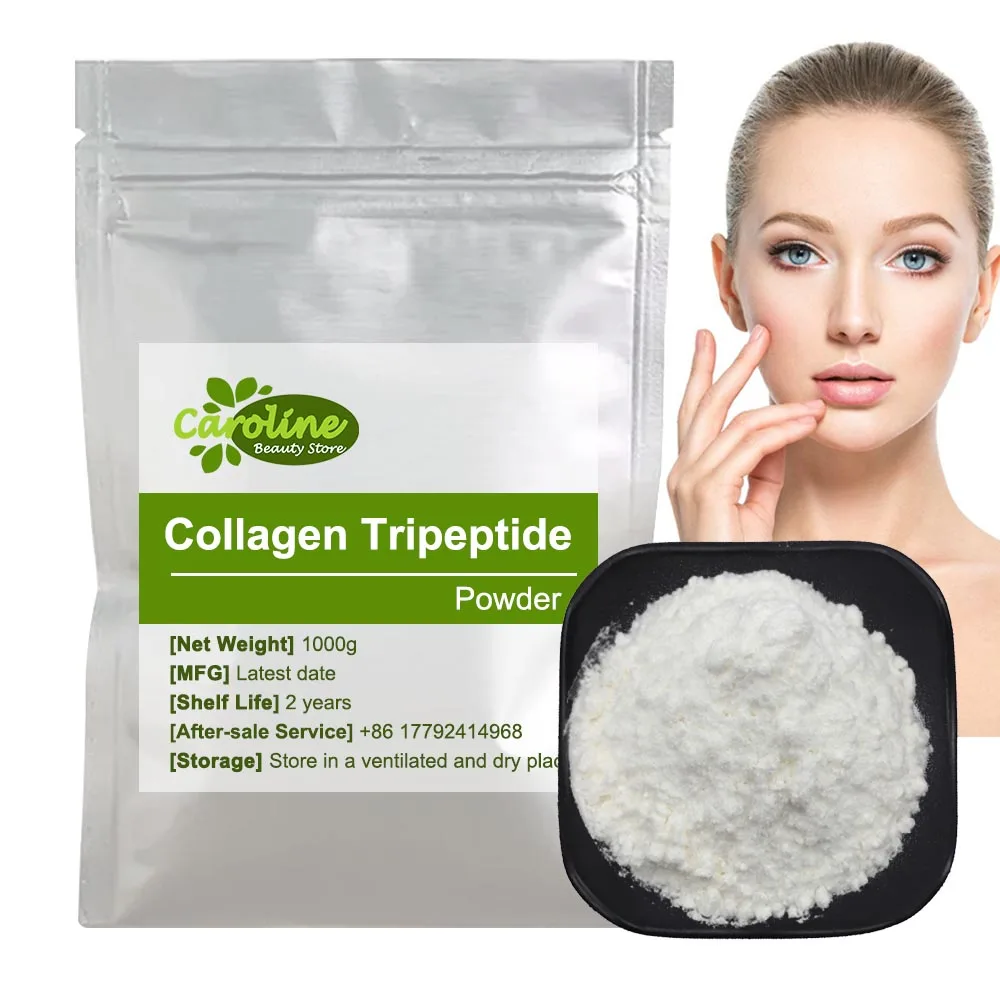 Best Price 50-1000g Collagen Tripeptide Powder,Cosmetic Raw Material  Skin Whitening