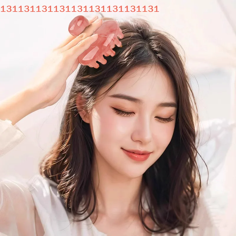 

Wide Tooth Scalp Comb Round Tip Scalp Tool Handheld Wet and Dry Hair Acupoint Sandalwood Disc Wooden Massage Scalp