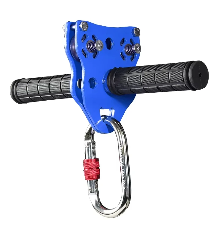 

Q Outdoor Child Adult Zip Line Handle Pulley Rope Cableways Pulley Backyards Zip Line Pulley