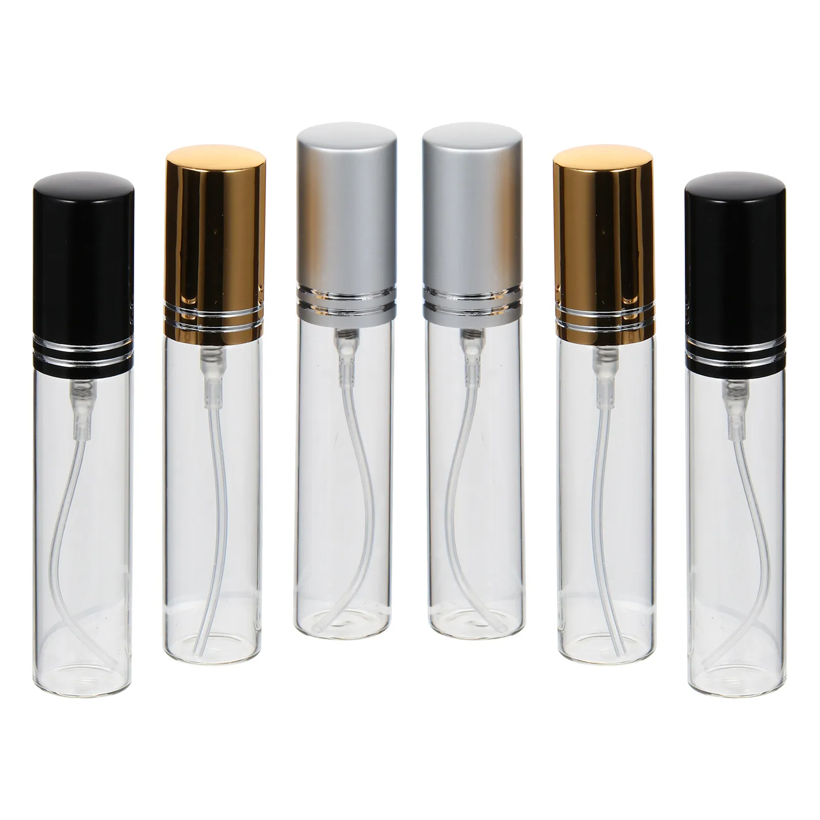 6Pcs Premium Portable Perfume Spray Bottles Lightweight Leakproof Travel Refillable Fine Mist Dispenser Hand Press Bottle Empty view 6
