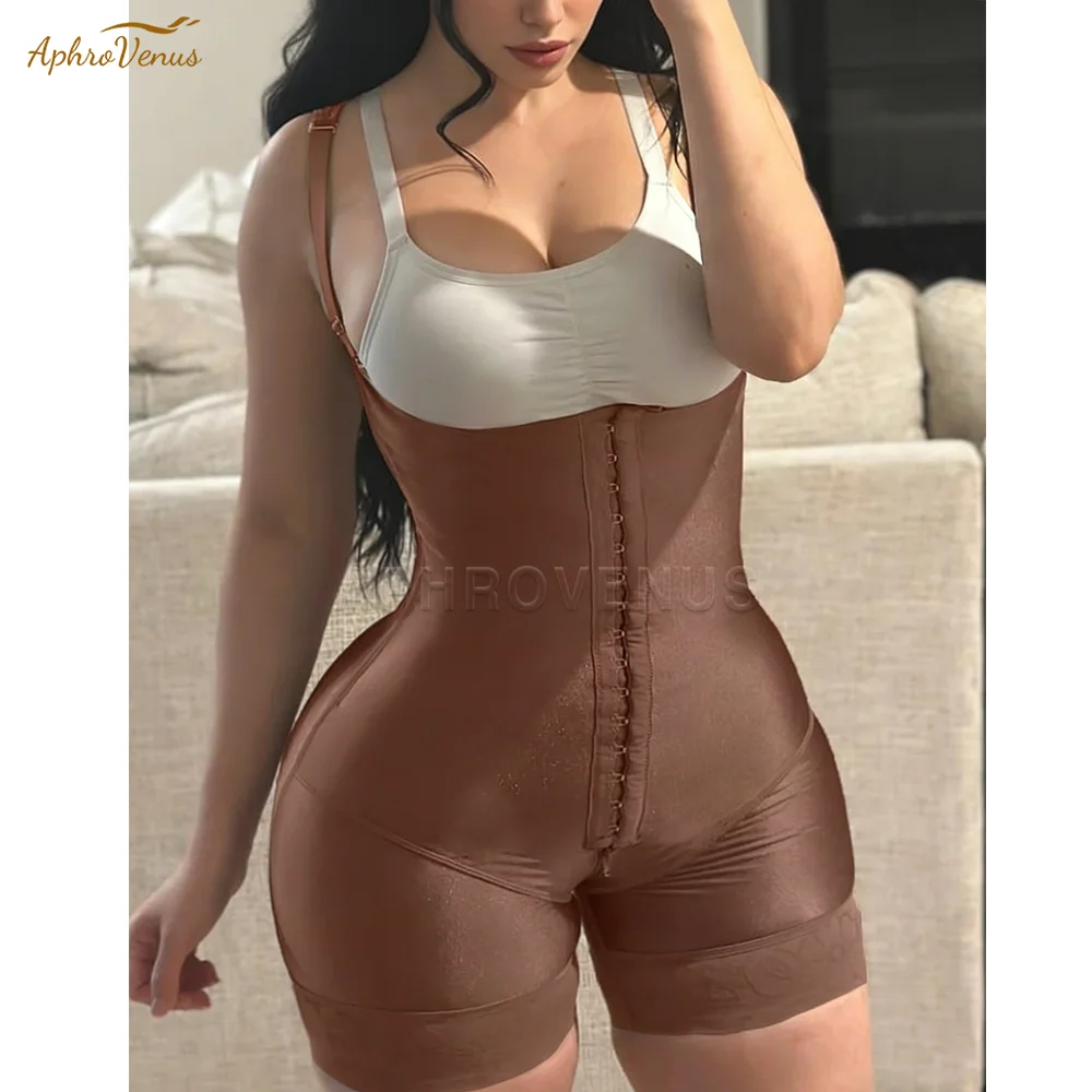 

Fajas Open Chest Sleeveless High Waist Abdominal Control Shapewear Adjustable Shoulder Strap Tummy Control Body Shaper For Women