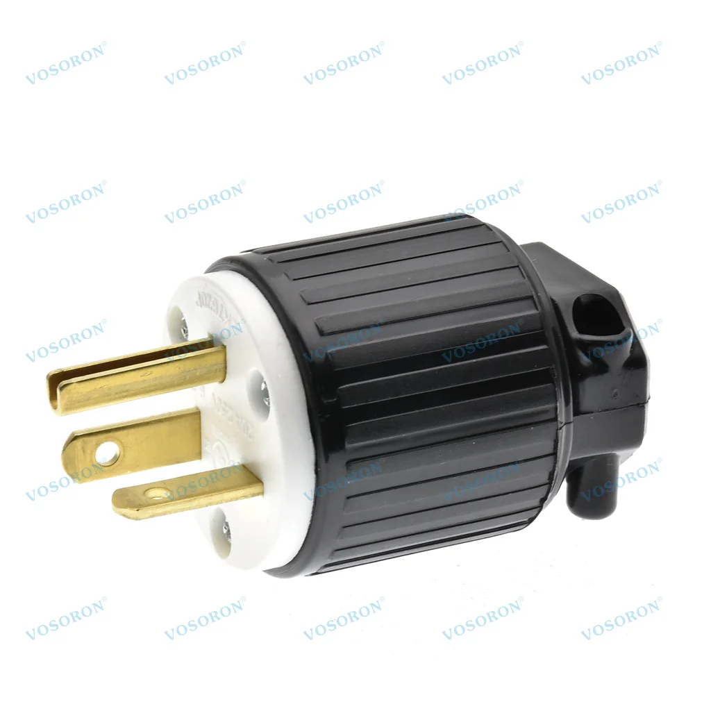 

Сменный Штекерный разъем NEMA 6-20P с прямым лезвием, штекерные концы удлинителя, 20 А, 250 В, 2 полюса, 3-проводное заземление