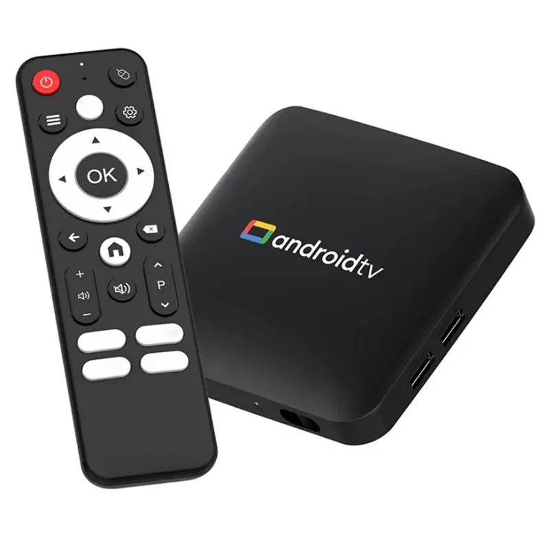 

FEDI-Cortex-A53 4K HD Android 14 Smart TV Box USB 2.0 Port, 2.4G/5G Dual Wifi, Voice Assistant Support- Set Top Box EU Plug