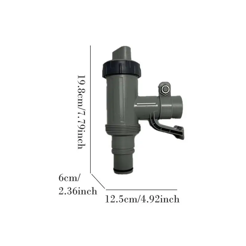 Pool Valves Ground Pool Fittings Heavy-Duty Adapter Replacement For Waterflow Control Installation Home Swimming Equipment