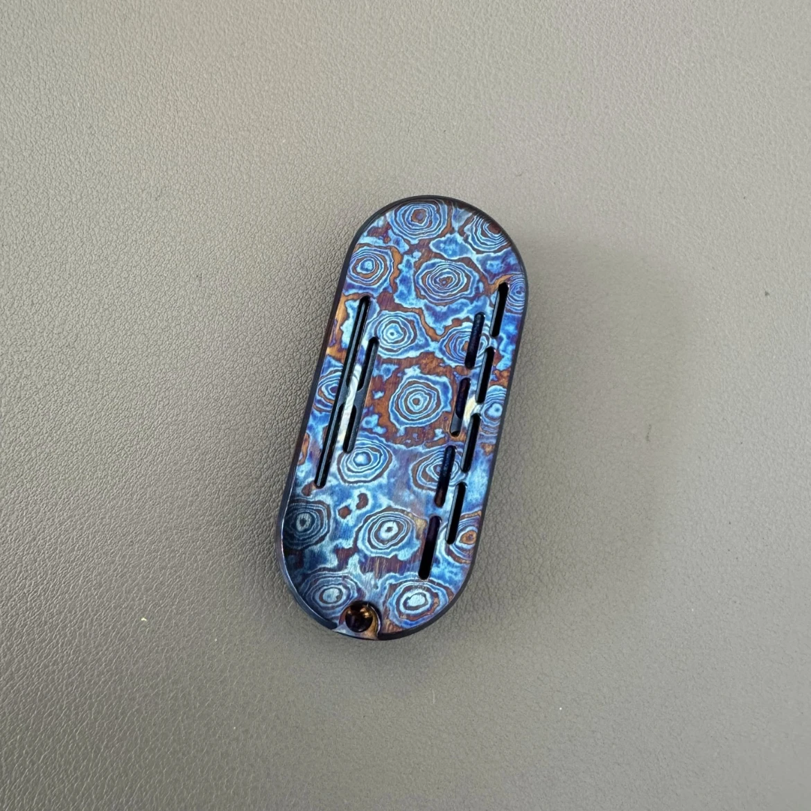 Fidget slider haptic spinner liga de titânio diapasão edc brinquedos sensoriais alívio do estresse foco tdah adultos portátil