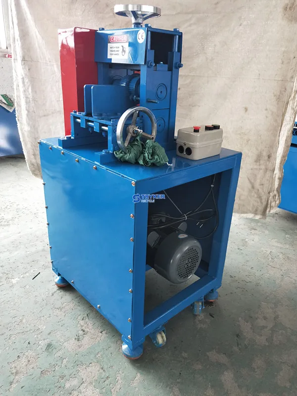 2025 STRYKER جديد الخردة سلك كابل استخدام تقشير و 110/220 فولت موتور سلك تجريد آلة آلة تجريد الأسلاك النحاسية ST-120M #6