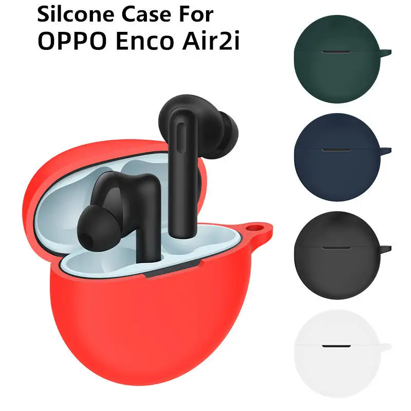 for OPPO Enco Air2i ETE41 Case Earphone Protective Cover Air 2i Anti-fall Soft Silicone Wireless Bluetooth Earbuds Carrying