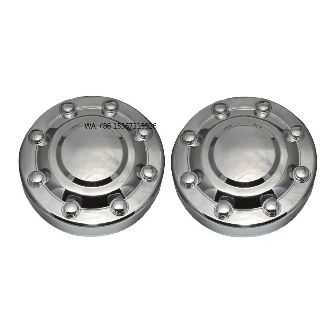 

FRONT Center Hub Cap PAIR For 1994-2002 Dodge Ram 3500 1 ton Dually 16" Wheels