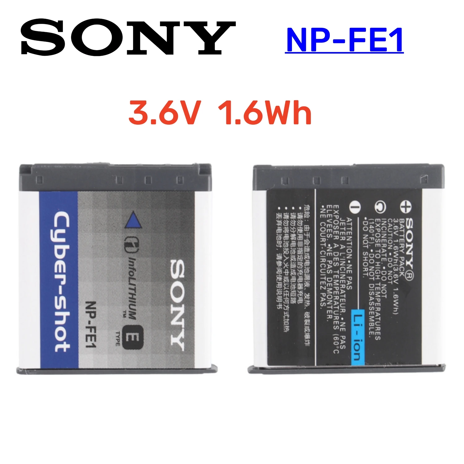Batería Original NP-FE1 para cámara Digital Sony NP-FE1 y Sony DSC-T7 DSC-T7/B DSC-T7/S DSC-P2 DSC-P3 DSC-P5 DSC-P9 DSC-P7