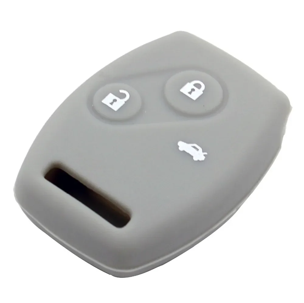 

Silicone Cover Case For Honda 2003 2008 2009 Accord CR-V Civic Insight Remote Key Jacket Car-styling