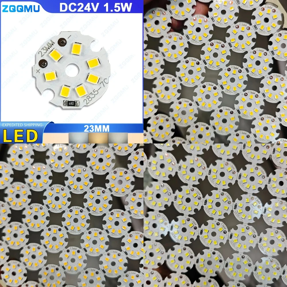 

Низковольтная светодиодная чип-плата DC24V 1W 1.5W 3W 5W 9W Белый теплый источник света SMD Светодиодный модуль для замены освещения Высокий