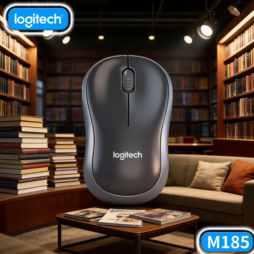 Logitech M185 Business Presentation Stage Spare Mouse Wireless 10M Range For Demo Backup Task