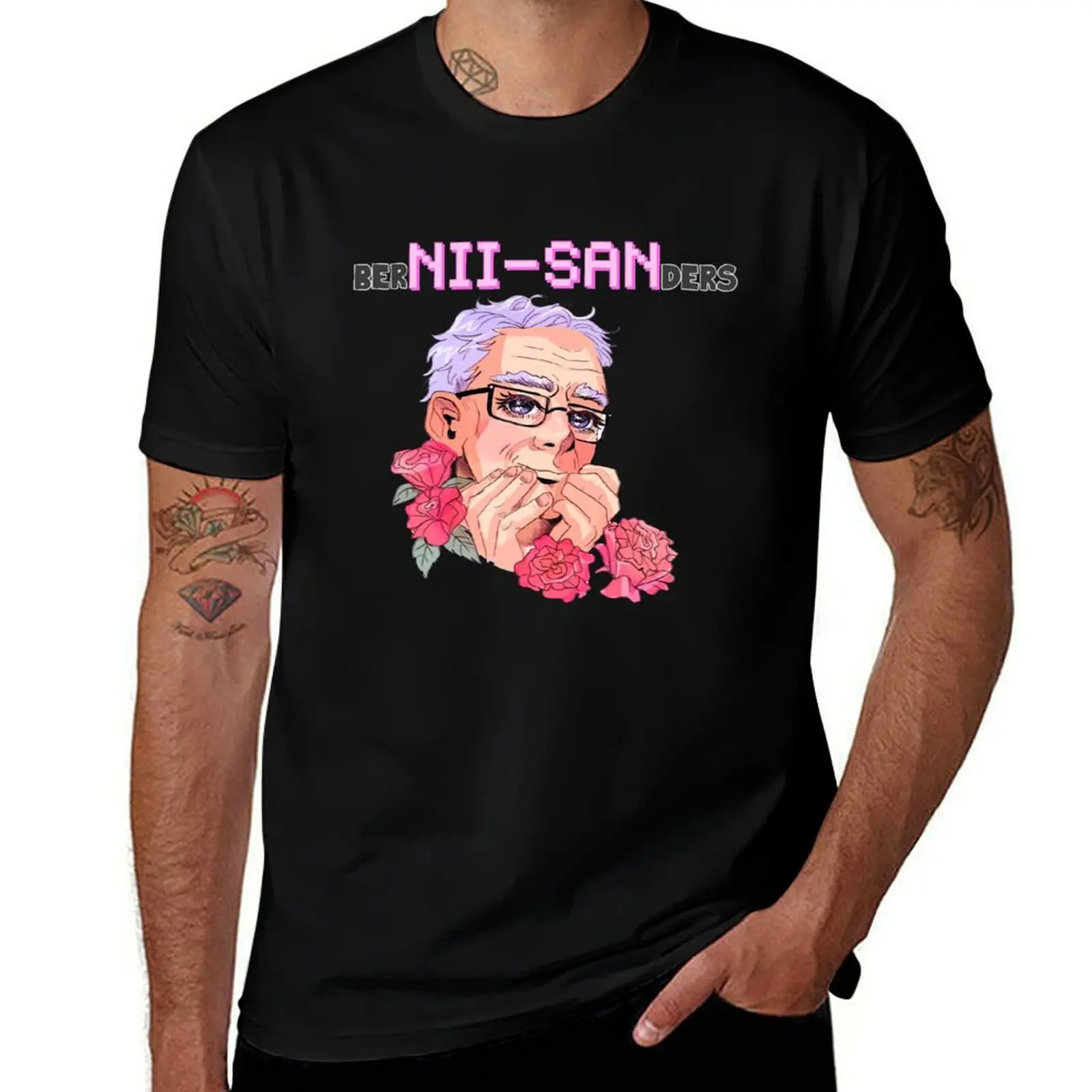 

Bernie Sanders аниме nii-san Torino T-Shirt мужские футболки мужская футболка с графическим рисунком летние футболки для мужчин упаковка белая футболка