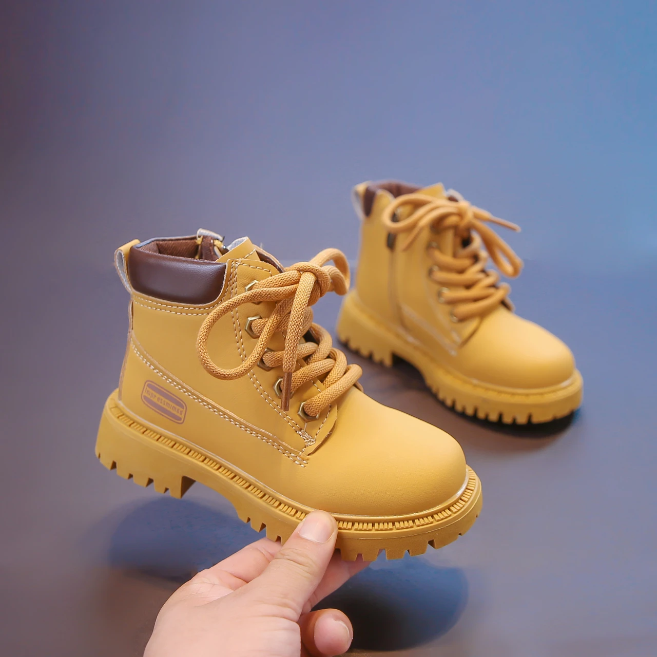 

Fashion Children Booties Keep Warm Waterpoof Anti Slip Abrasion Resistant High Quality Lightweight Outdoor Casual Kids Boots