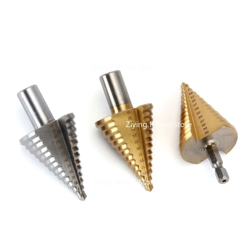 Suitable for 5-35mm Hexagonal Shank Pagoda Drills, Round Shank Pagoda Drill Bits