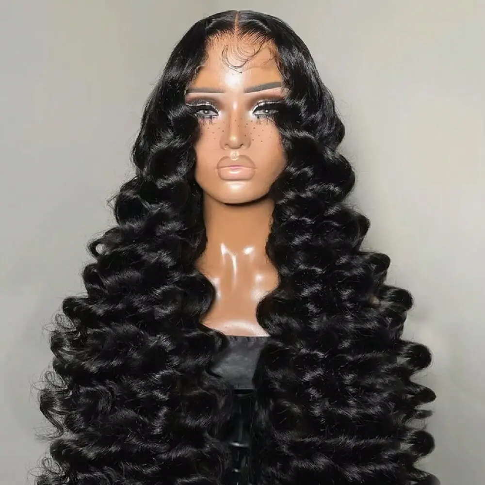32 Inch Loose Deep Wave Wig 13x4 13x6 Lace Frontal 100% Human Hair Brazilian 250 Density Human Hair Wigs