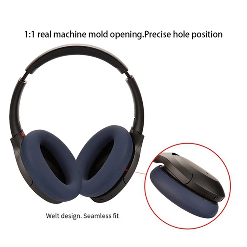 B27B 1 زوج بطانة للأذن لسوني WH-H910N سماعة سيليكون واقية غطاء للأذنين إصلاح أجزاء أوف وايت