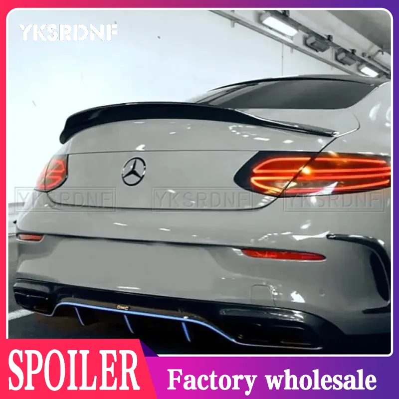 For Mercedes W205 abs Rear Bumper Tail Spoiler For BENZ C Class W205/A205/C205 2 Doors (coupe Only)