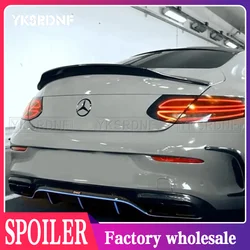 For Mercedes W205 abs Rear Bumper Tail Spoiler For BENZ C Class W205/A205/C205 2 Doors (coupe Only)