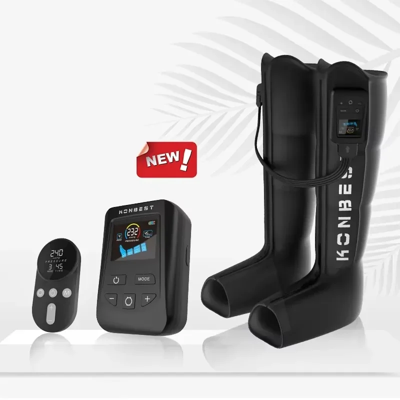 

Air Compression Pressure Therapy System Leg Sport Injury Recovery Boots Foot Massager
