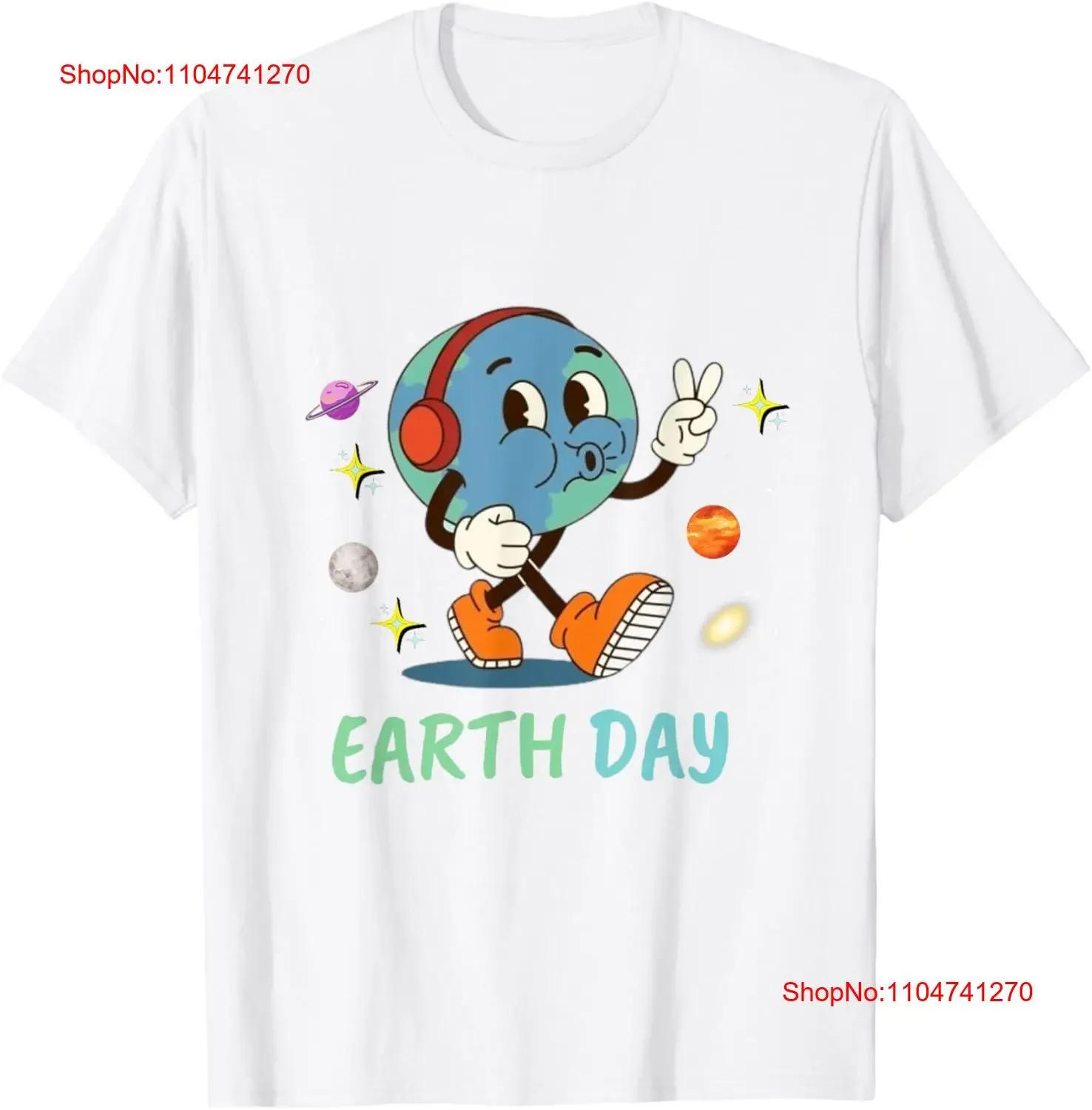

Happy Earth Day 2024, забавная детская футболка для маленьких мальчиков и женщин, винтажная стираная дышащая уличная одежда унисекс, удобная домашняя одежда