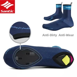 SANTIC Road Bike Shoes Cover Summer Reflective Dustproof Elastic Cycling Overshoes for Bicycle Lock Cycling Shoes Bike Equipment