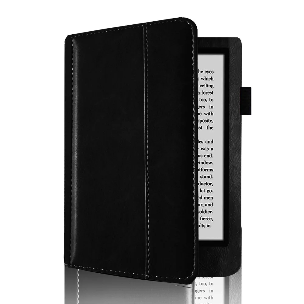 

Case for Kobo Aura Edition 2 N236 6 inch E-Reader Anti-fall Scratch-proof Folio Cover Ultra-thin Leather with Auto Sleep/Wake