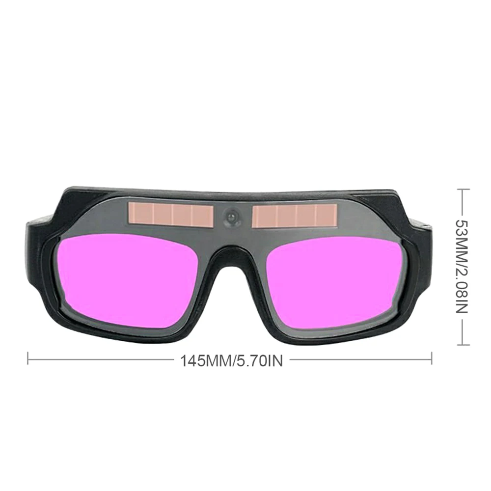 Automatic Variable Light Welding Glasses Solar Charging Argon Arc Welding Special Eye Protection Goggles Head-worn