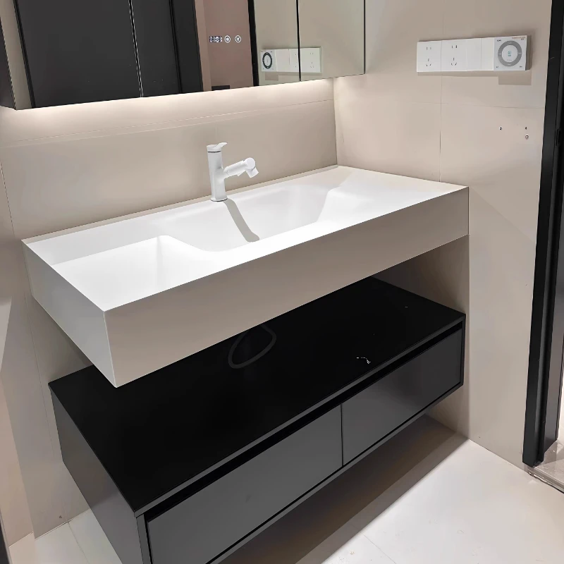 

Perfume Organizer Bathroom Cabinet Storage Mirror Vanity Corner Makeup Partitions Cupboard Luxury Modern Gabinete Furniture