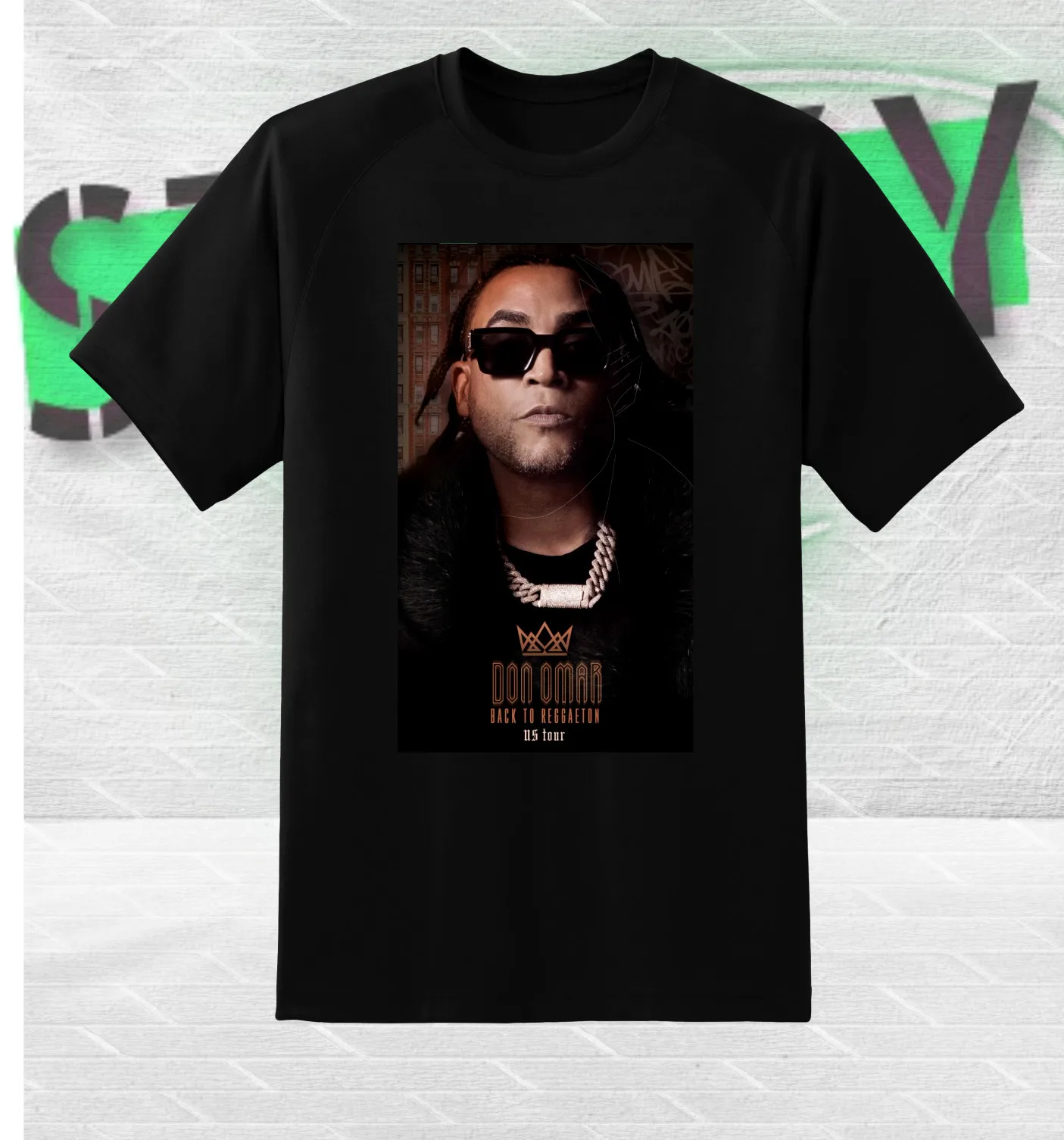Don Omar Back to Reggaeton Usa Tour T-Shirt XS-2XL