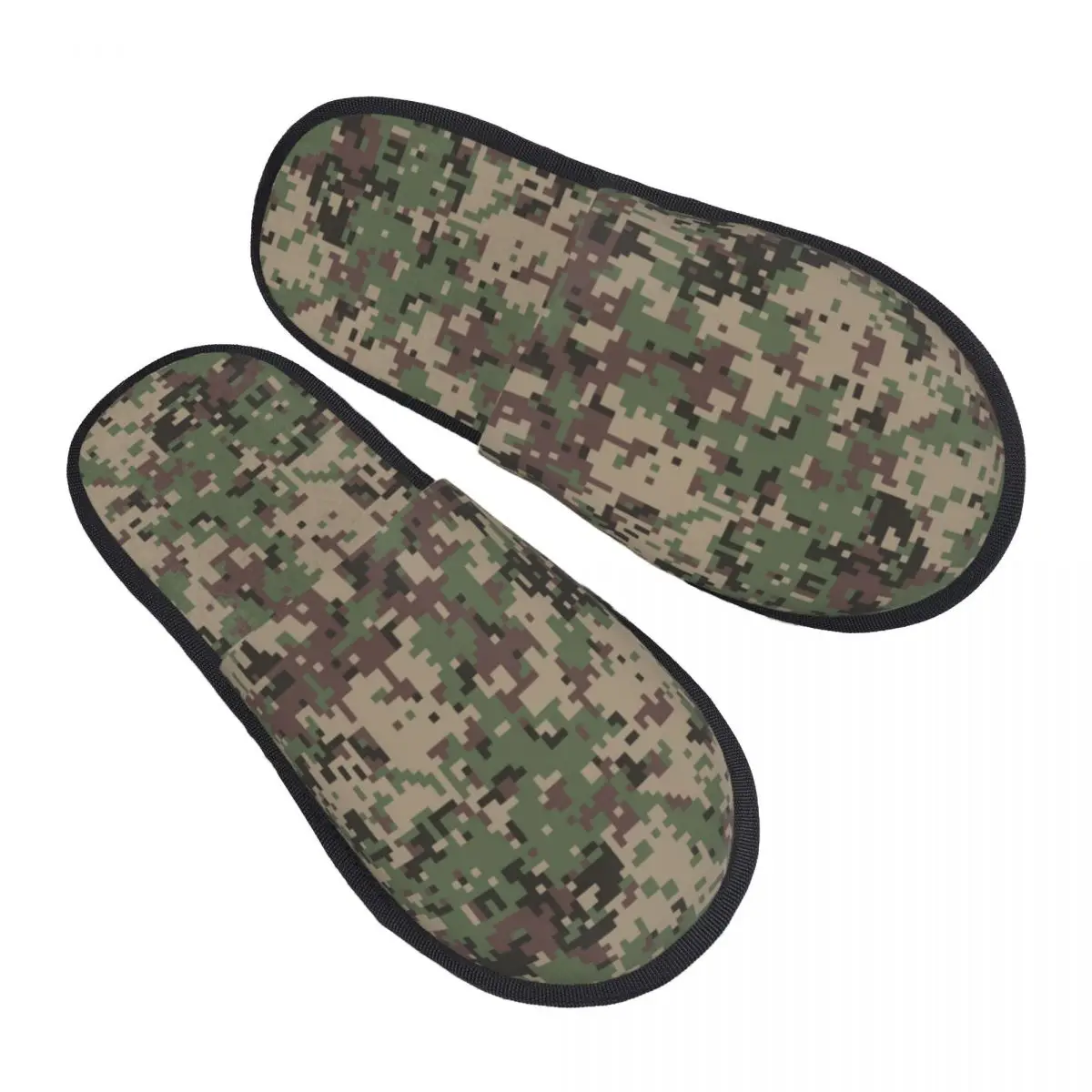 

Marpat Camo Comfort Scuff With Memory Foam Slippers Women Woodland Camouflage Spa House Shoes