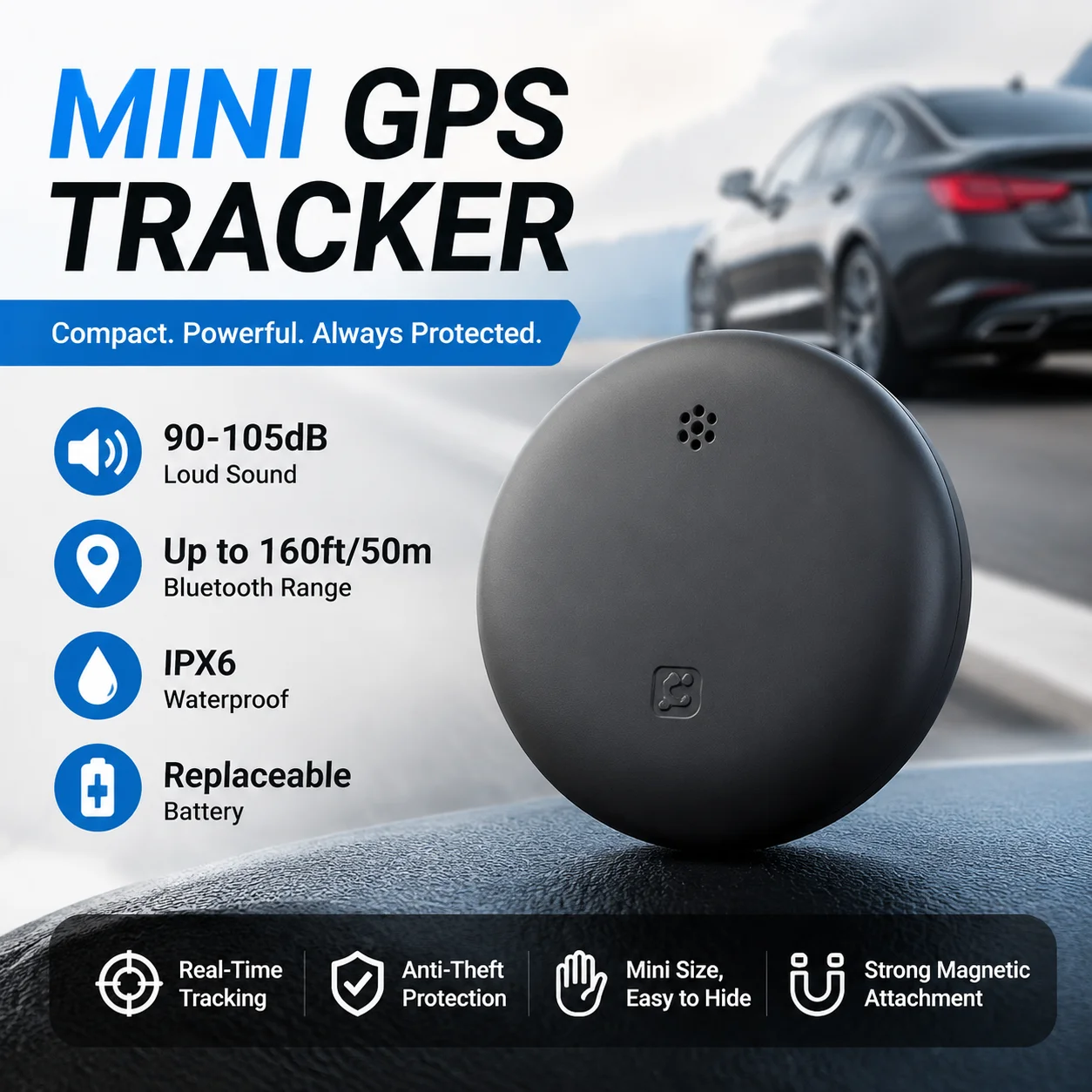 

New GPS Locator Pet Wallet Suitcase Car Global Positioning Tracking Elderly Kids Anti Getting Lost Finder For iPhone Find My
