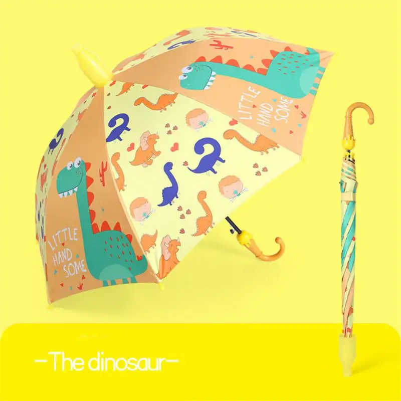 Sunshade Cartoon Sunscreen Long Handle Fully Automatic Rain Products Umbrella For Children