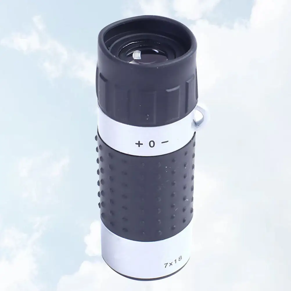 7X18 Monocular Golf Rangefinder Telescope 18Mm Objective Lens High Accuracy Distance Finder For Outdoor Sports Hunting Camping