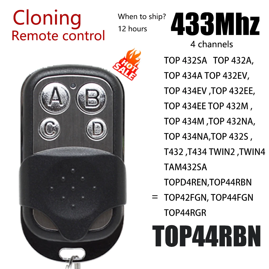 Copy the remote control 433.92D4REN,44RBN, 42FGN, 44FGN, 44R