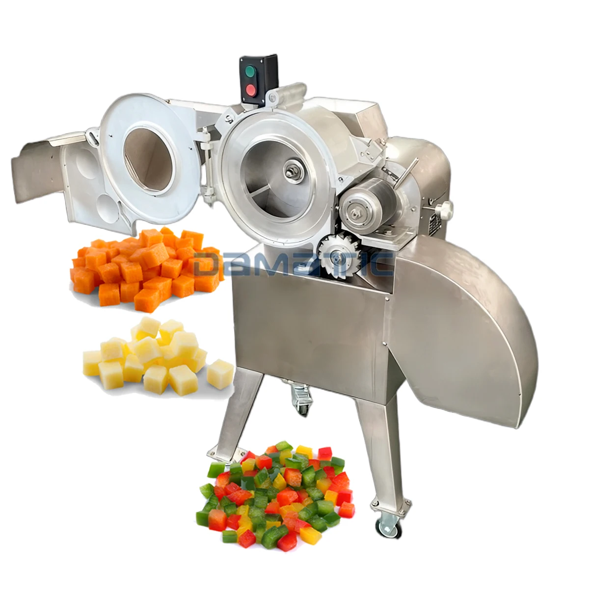 CHD100 Industrial Commercial Vegetable Cutters Potato Slicing Dicer Salad Cutting Machine