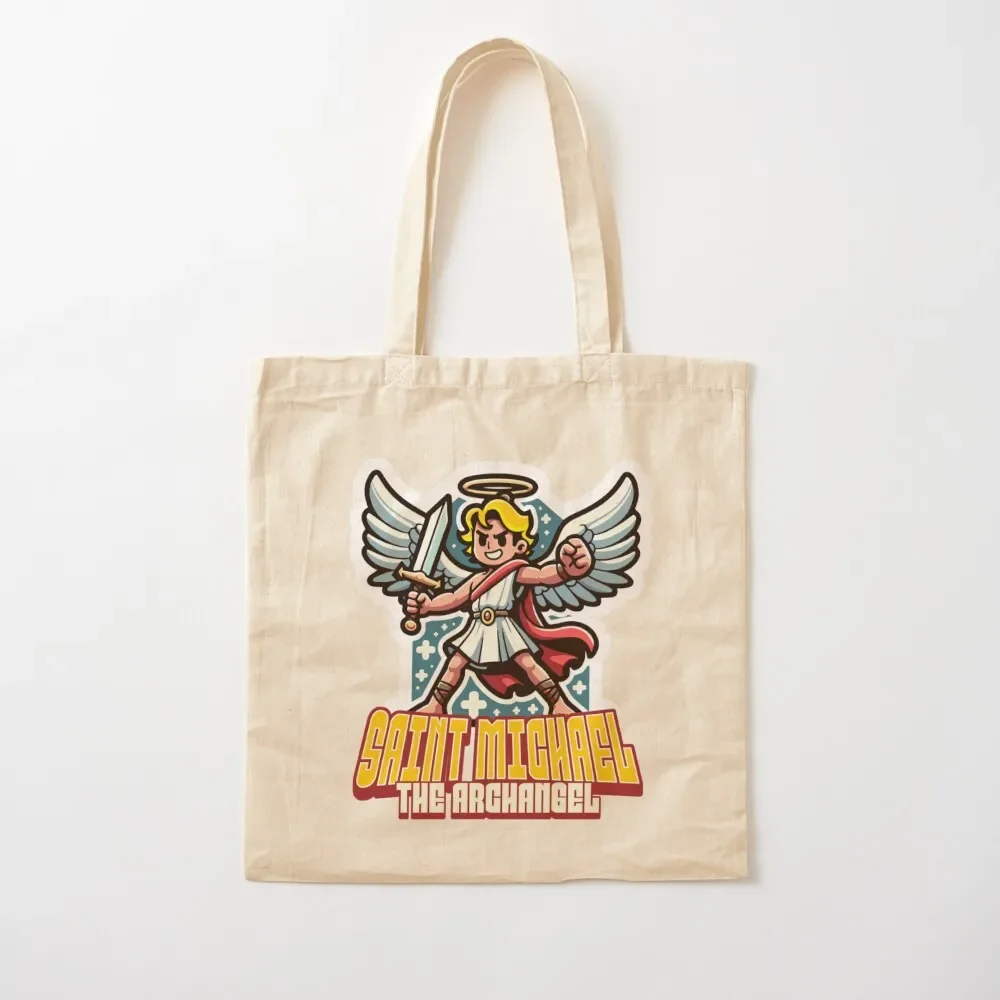 Saint Michael the Archangel Tote Bag Women's bag canvas shopping bag