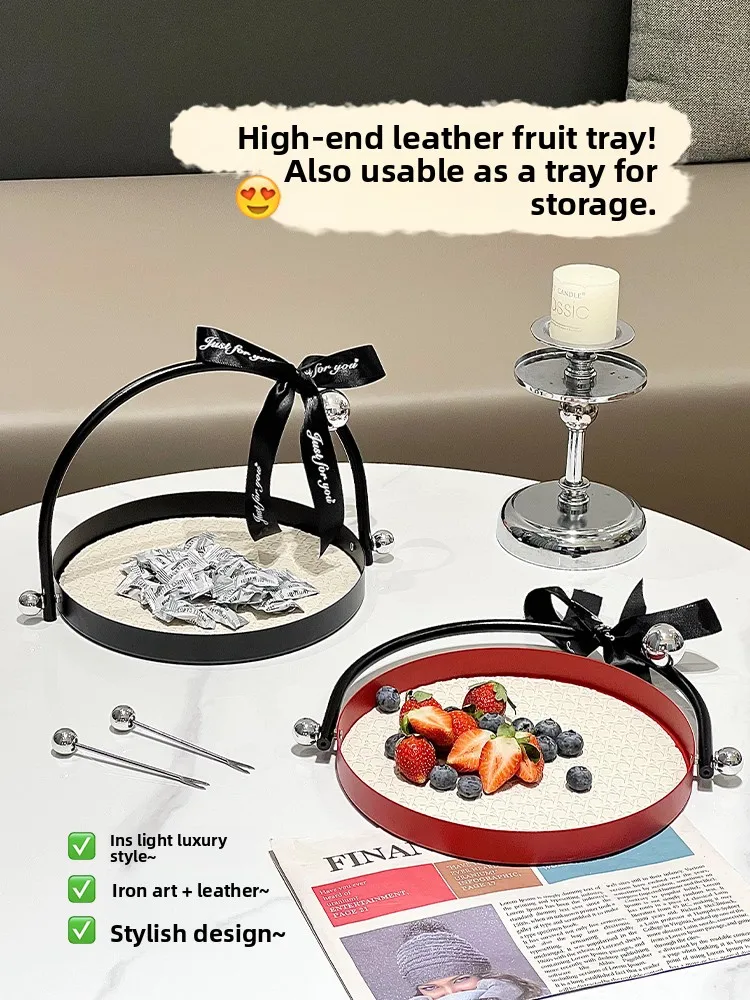 

Новогодняя коробка для конфет, орехов и сухофруктов, тарелка для гостиной, для чайного столика, для домашнего использования, тарелка для закусок, десертная тарелка, металлический материал