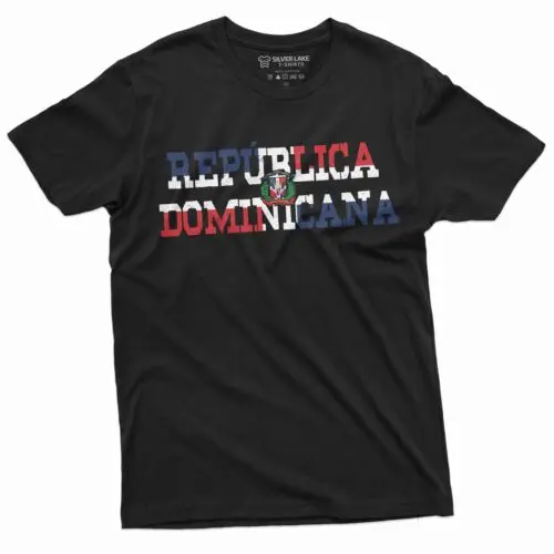 RepÃºblica Dominicana T-shirt Dominican Republic Flag Coat of Arms Patriotic Tee