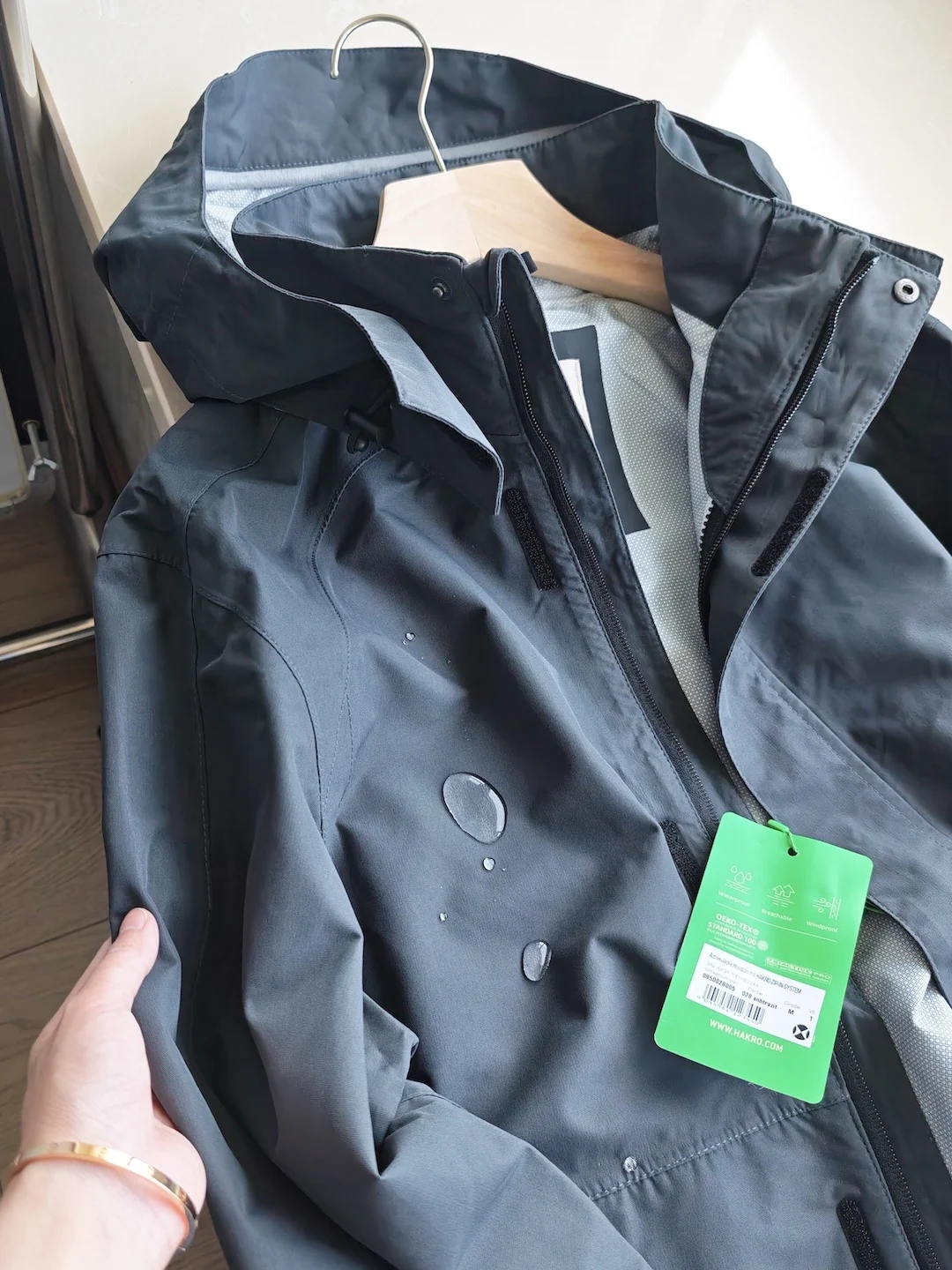 Outdoor Waterproof Casual Sports Jacket Men's Standard Fit Full Heat Seal Hiking Jacket Hard  Outerwear by Magic Home