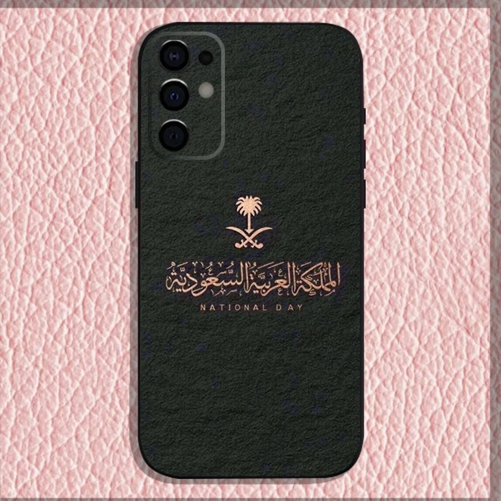 Kingdom Of Saudi Arabia Flag Phone Case For Samsung S24,S21,S22,S23,S30,Ultra,S20,Plus,Fe,Lite,Note,10,9,5G Black Soft Shell