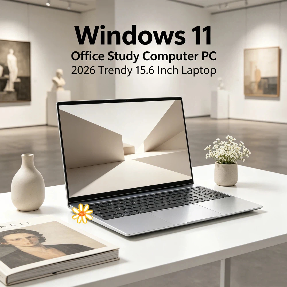 

Sleek 15.6" FHD IPS Laptop N95 120Hz Ultra-clear Screen 7500mAh 32GB/2TB SSD Backlit Keyboard Fingerprint Unlock