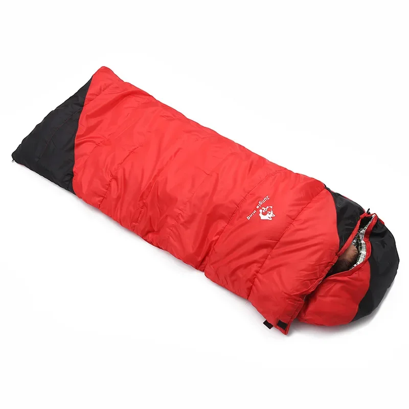 

JUNGLE KING RU новый открытый спальный мешок-конверт со шляпой, расширенное и утолщенное грязезащитное одеяло для спального мешка 2,4 кг