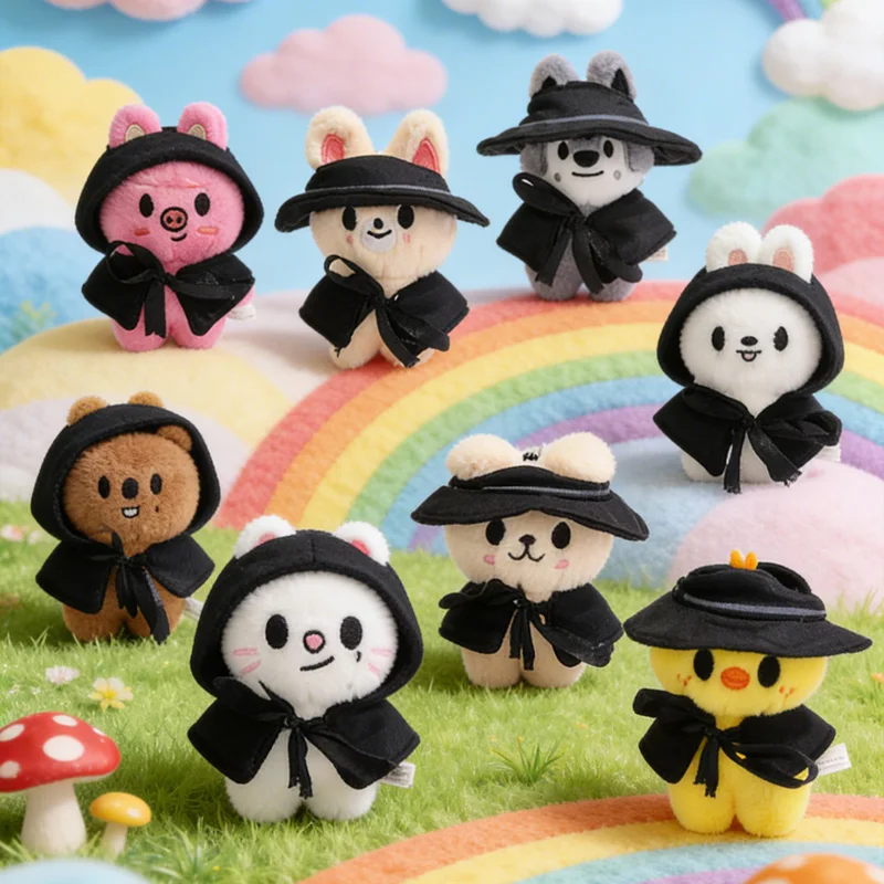 

Staykids в наличии, трансграничные плюшевые игрушки Stray Kids, брелоки SKZOO, подвески, шапки, плащи, игрушки, Kopo, сумки-органайзеры.