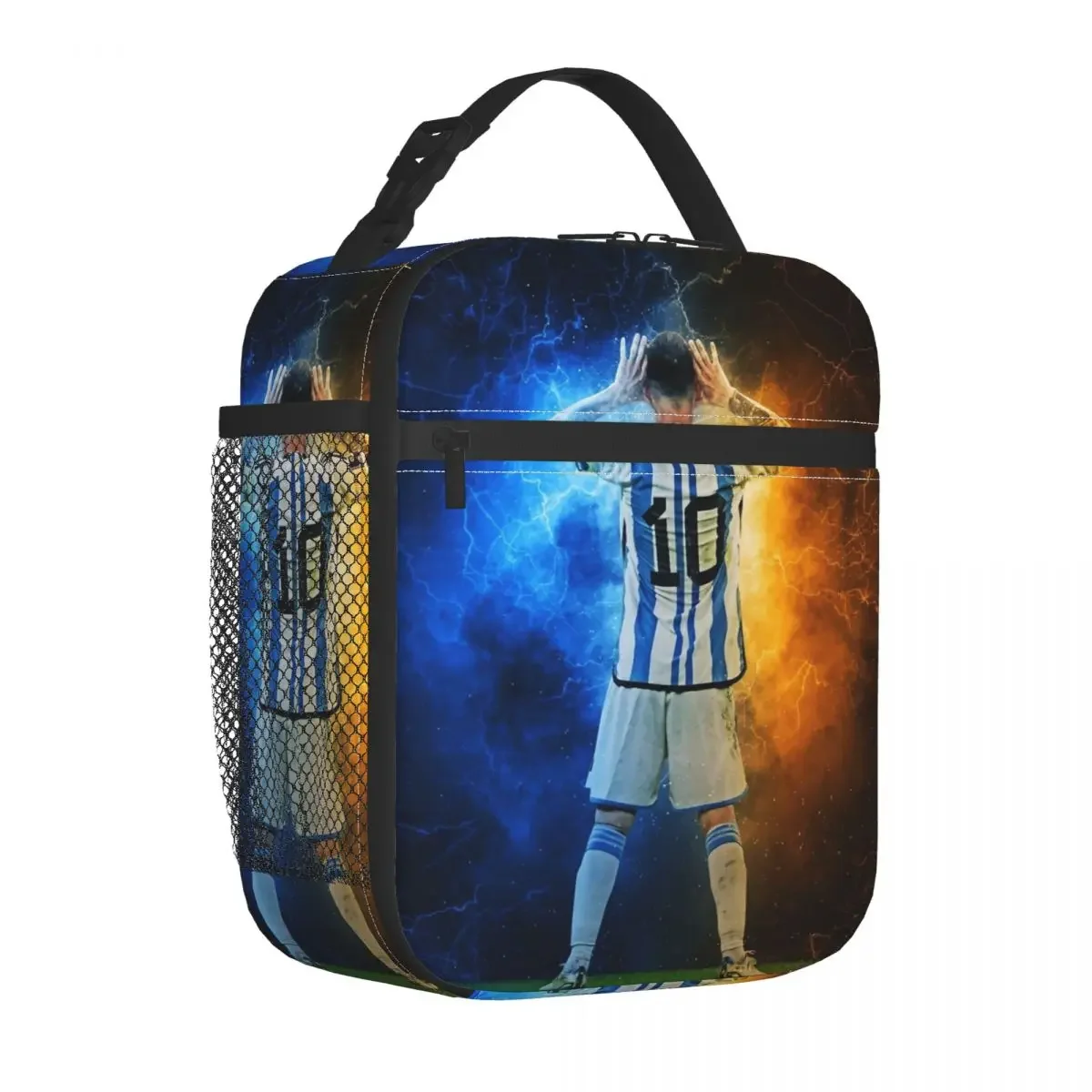 Messis Goal Celebration Accessories Insulated Lunch Bag For School Food Storage Bag Portable Cooler Thermal Lunch Boxes